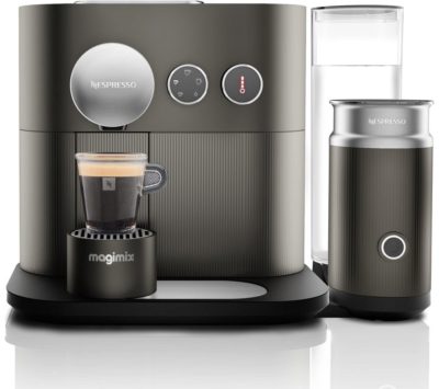 NESPRESSO by Magimix Expert M500 Smart Coffee Machine with Aeroccino - Arithrocite Grey NESPRESSO by Magimix Expert M500 Smart Coffee Machine with Aeroccino - Arithrocite Grey